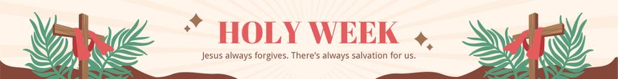 Holy Week Website Banner
