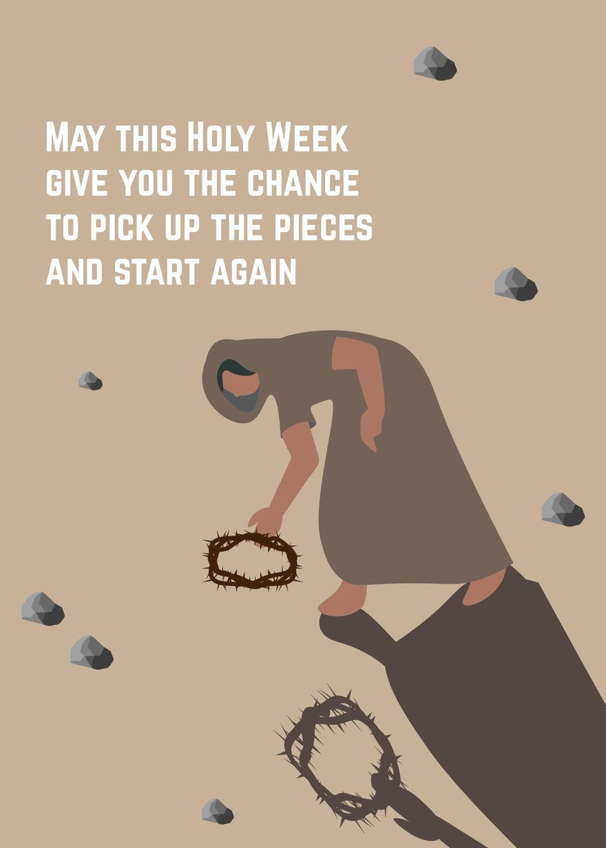 Free Holy Week Wishes in Word, Google Docs, Illustrator, PSD, EPS, SVG, JPG, PNG