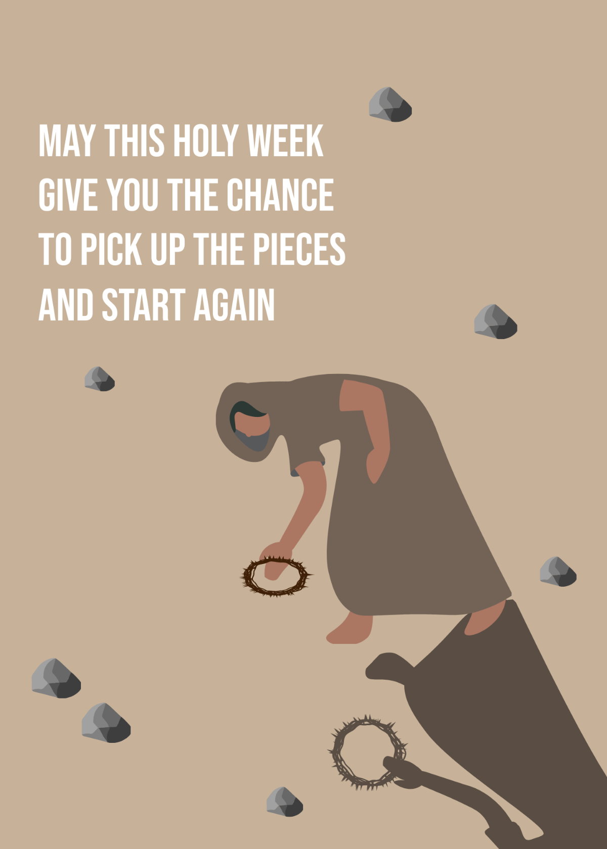 Free Holy Week Wishes Template