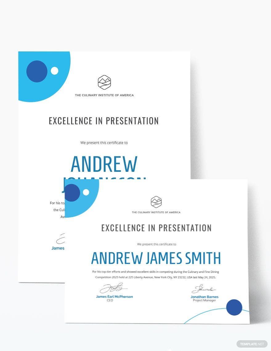 Modern Award Certificate 