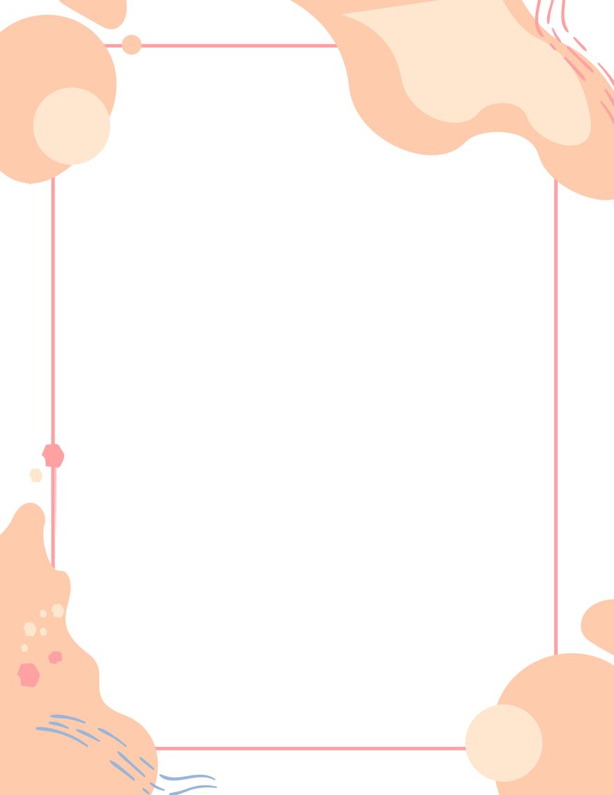 Free Pink Letter Border Template to Edit Online
