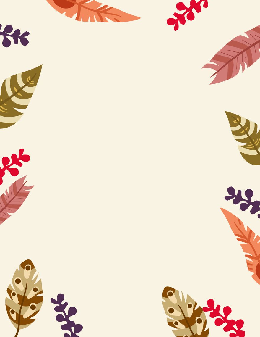 Free Holiday Letter Border Template to Edit Online