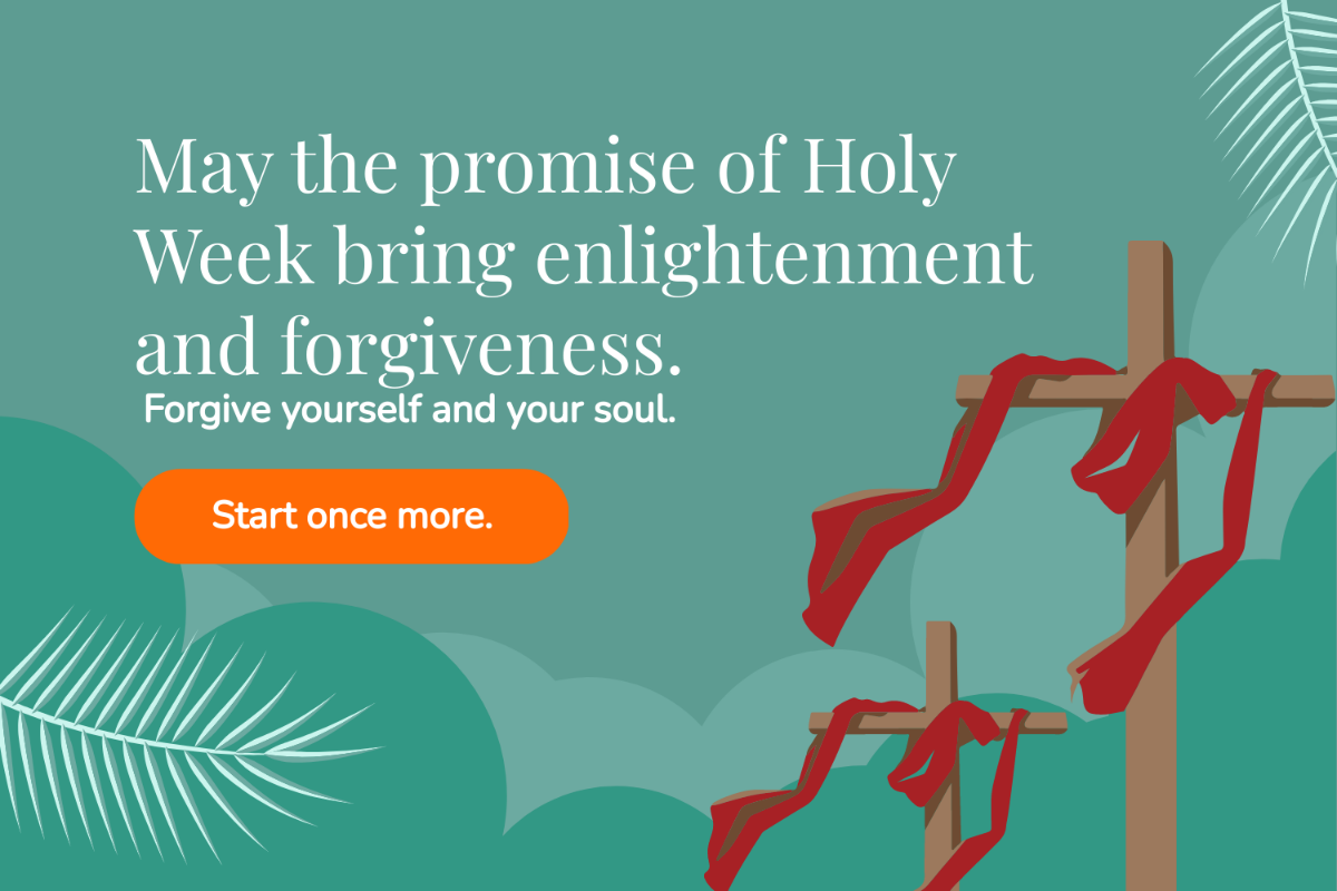 Holy Week Blog Banner Template
