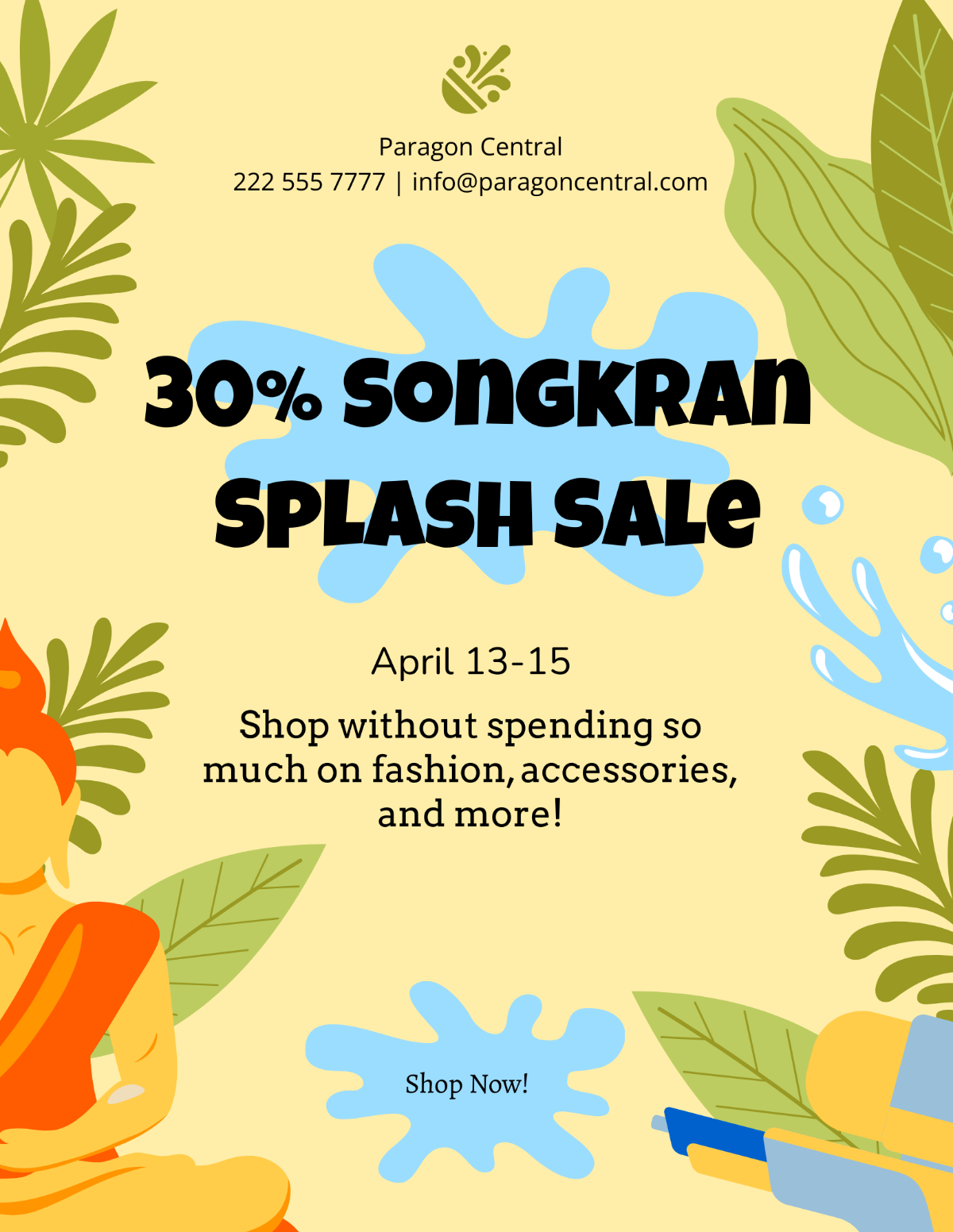 Songkran Sale Template