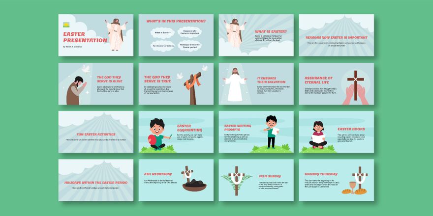 Free Easter Presentation Template to Edit Online Free Easter Presentation Template to Edit Online