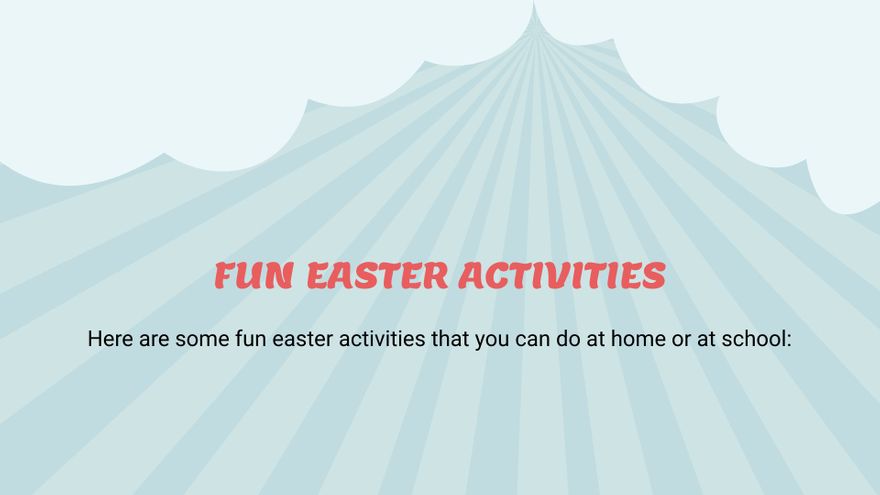 Free Easter Presentation Template to Edit Online Free Easter Presentation Template to Edit Online