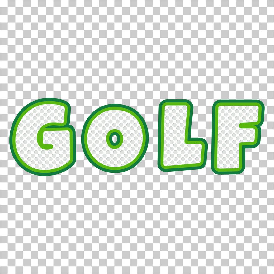 Golf Text Effect