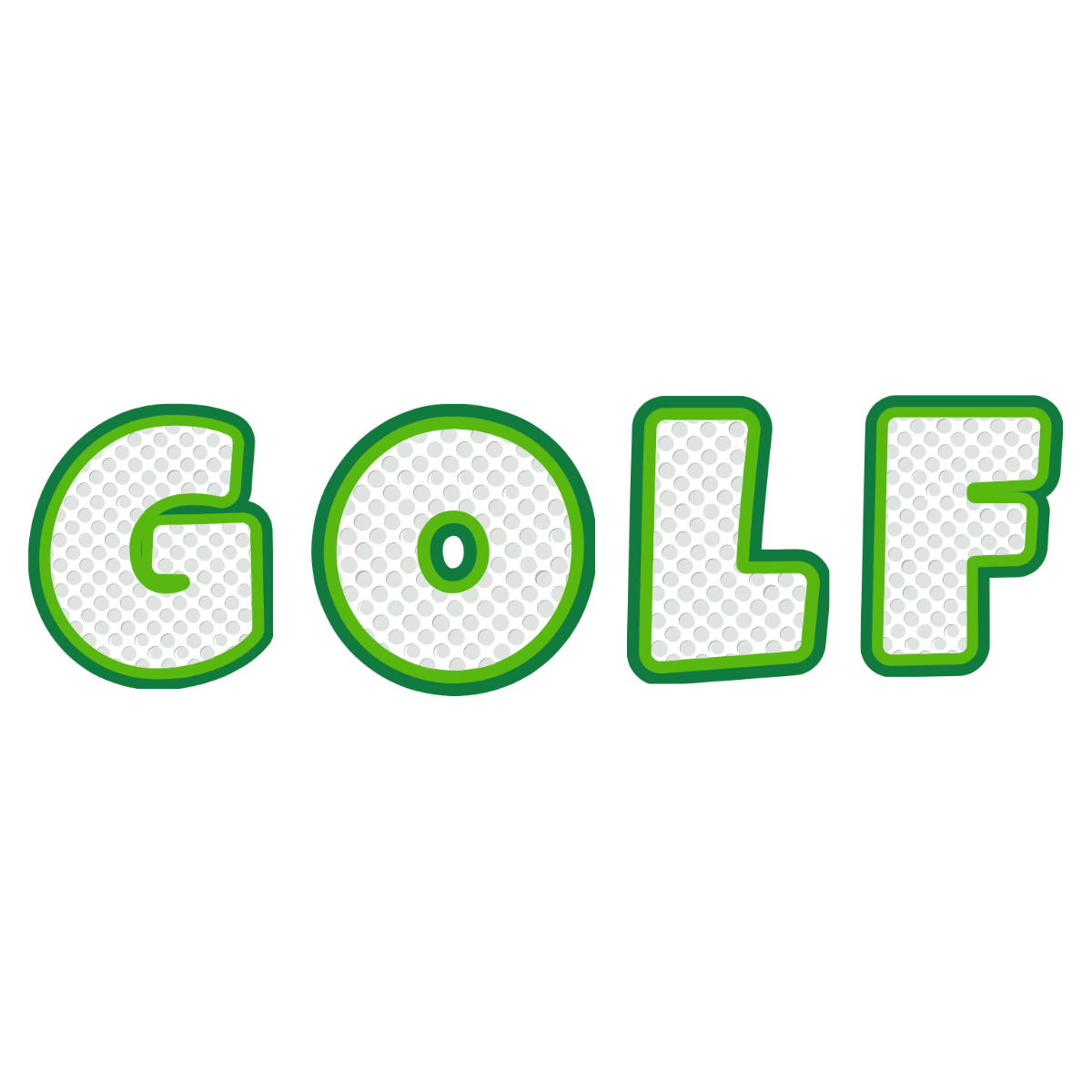 Golf Text Effect Template