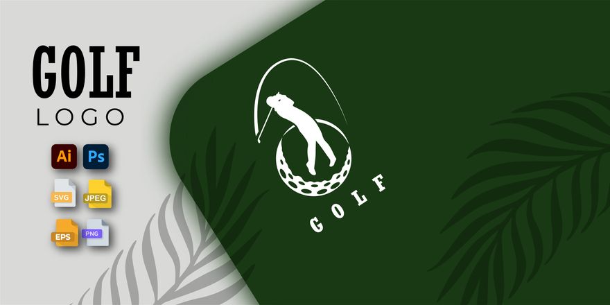 Golf Logo in PNG, Illustrator, PSD, SVG, EPS, JPEG - Download | Template.net