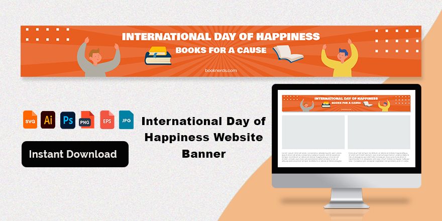International Day of Happiness Website Banner