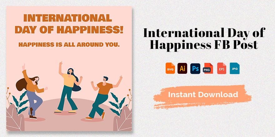 International Day of Happiness FB Post