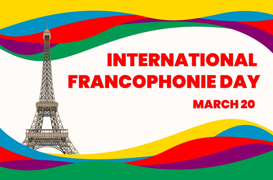 Free International Francophonie Day Banner Template to Edit Online
