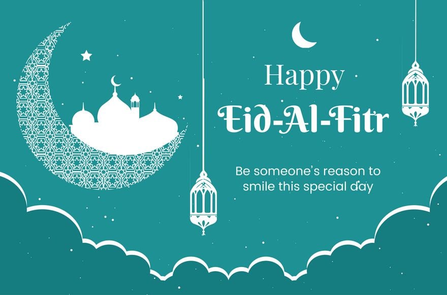 Happy Eid al-Fitr Banner