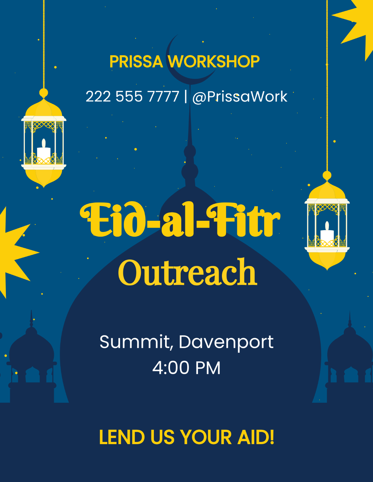 Eid al-Fitr Flyer Template