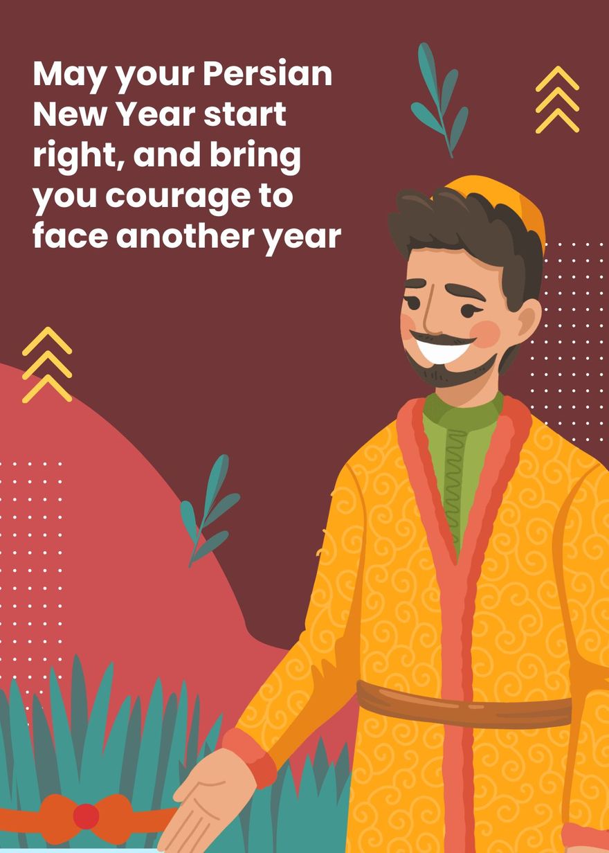 Free Nowruz Greeting Template to Edit Online