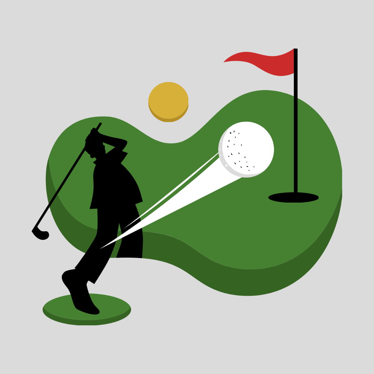 Golf Art Template