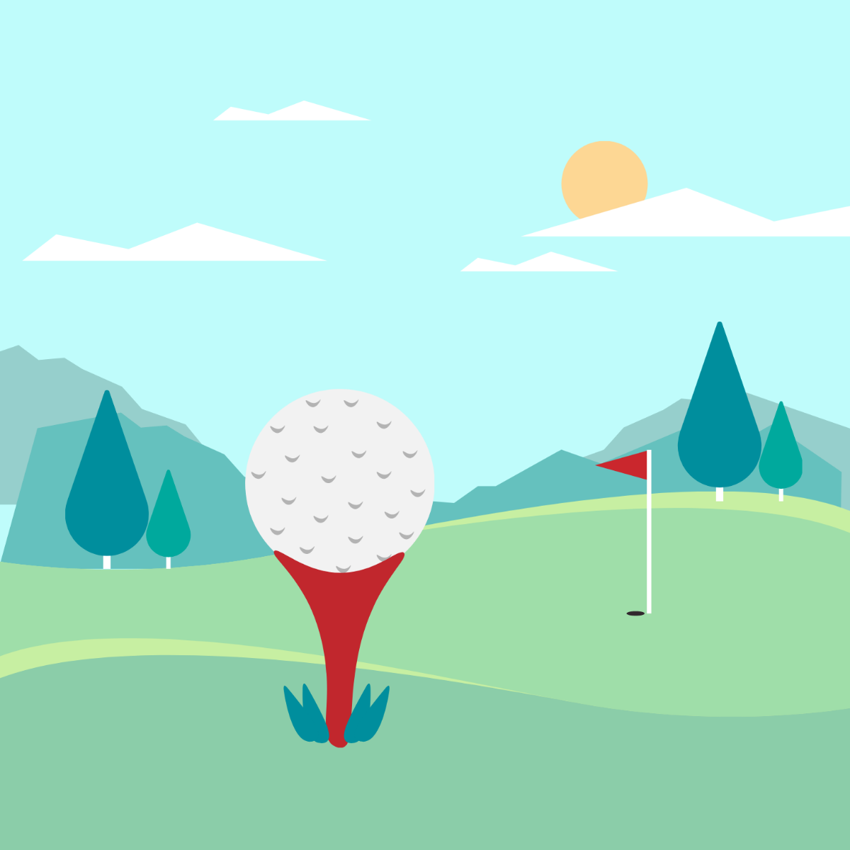 Golf Design Template
