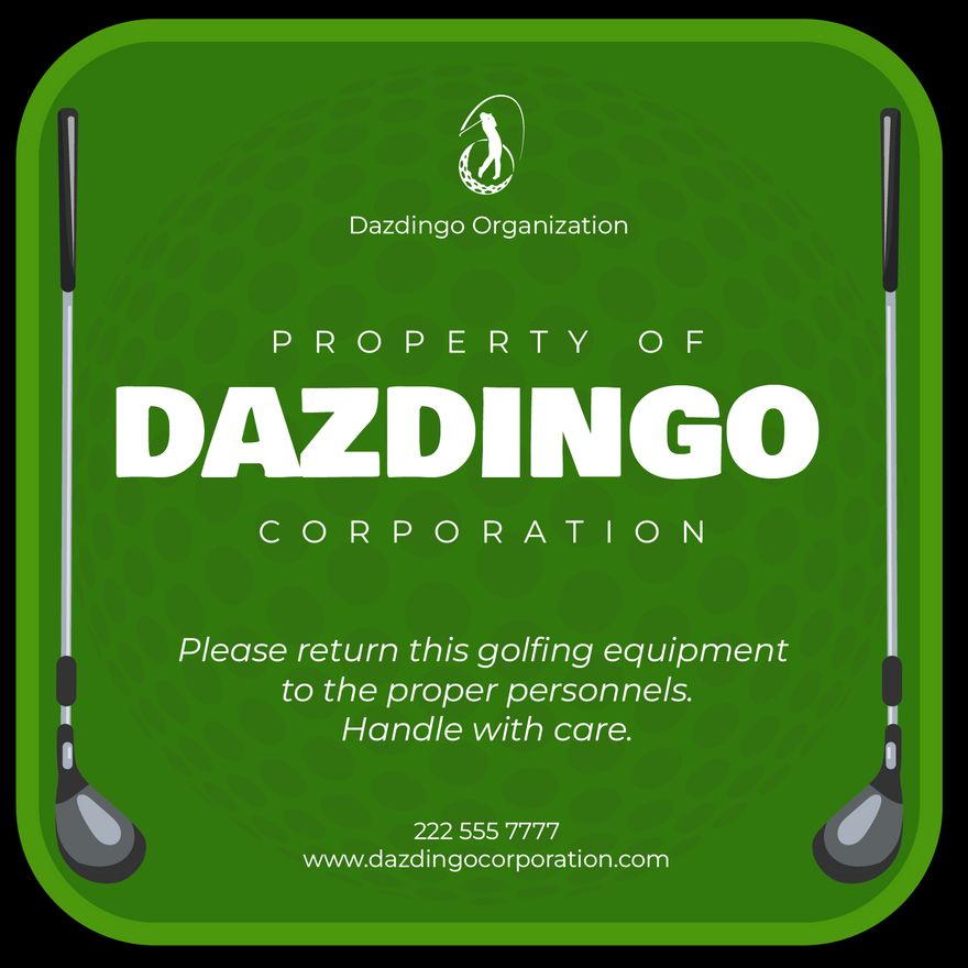 Free Golf Label Template to Edit Online Free Golf Label Template to Edit Online