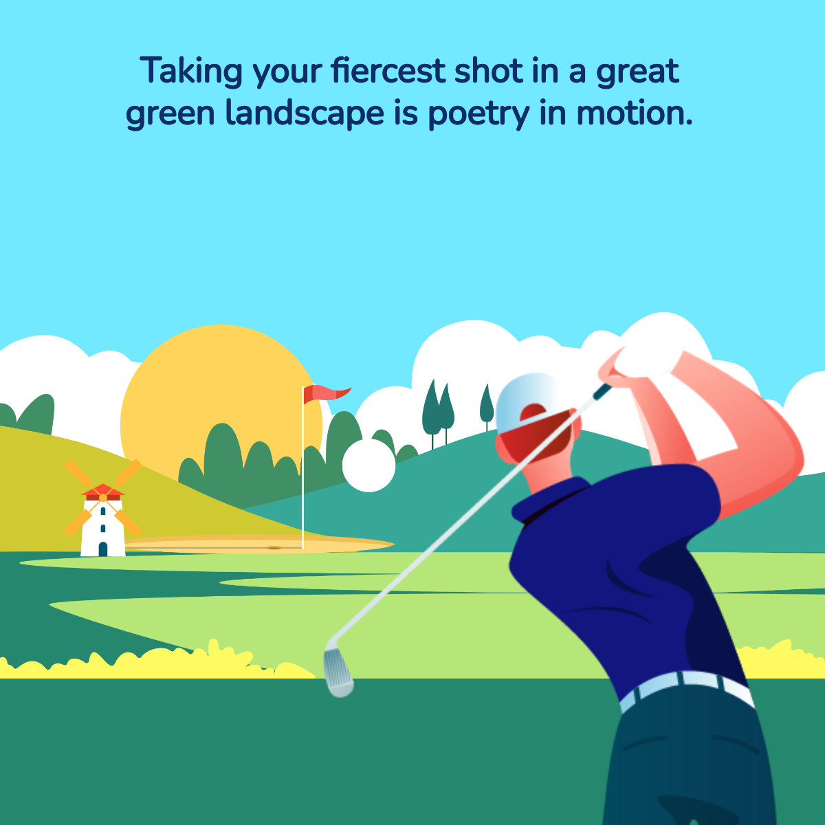 Golf Instagram Post Template