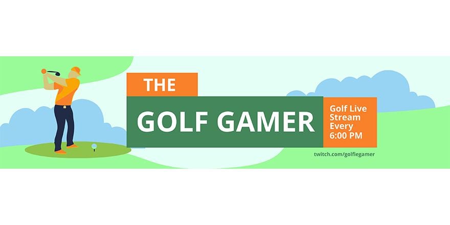 Golf Twitch Banner