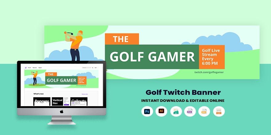 Golf Twitch Banner