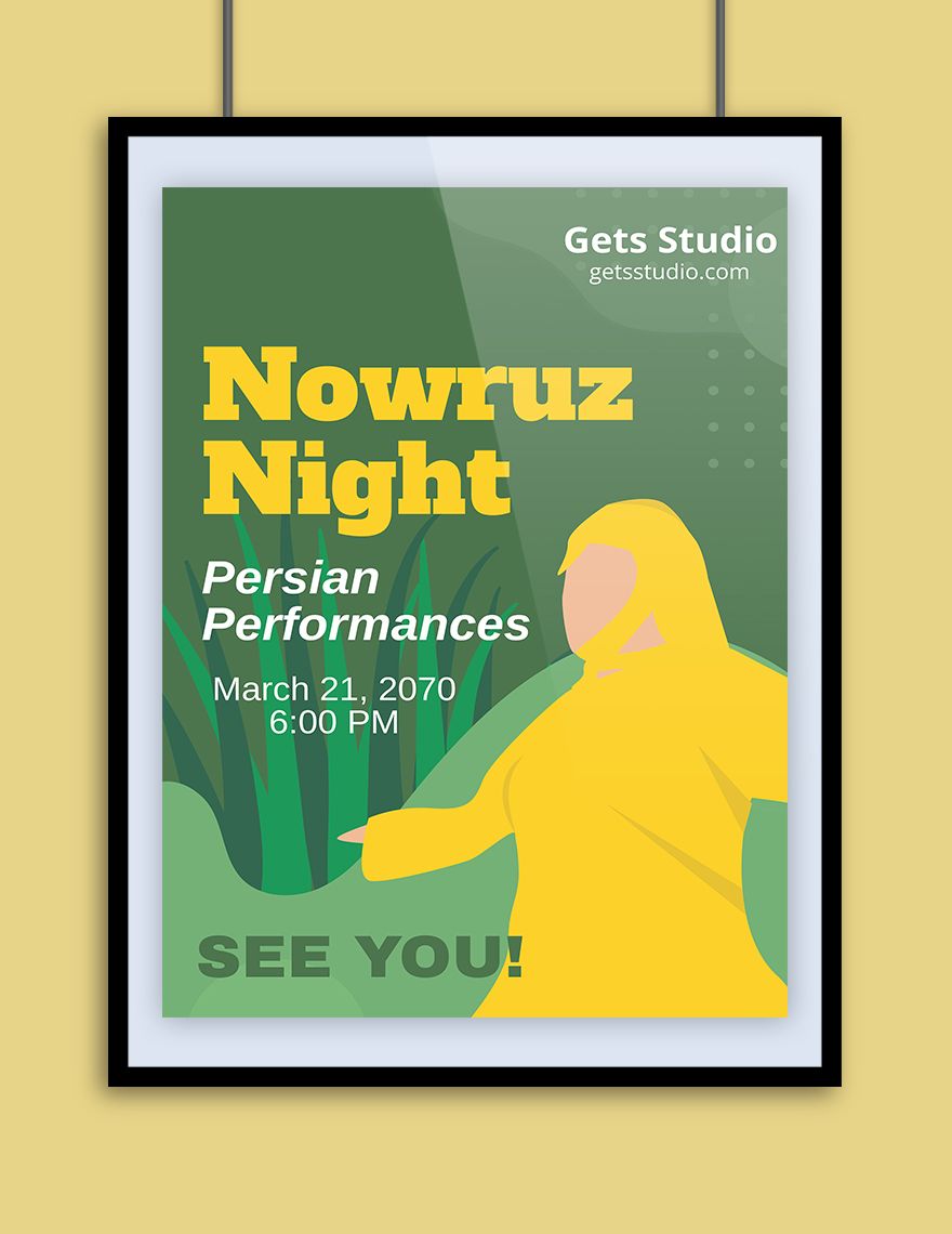 Nowruz Poster in Word, Google Docs, Illustrator, PSD, EPS, SVG, JPG, PNG