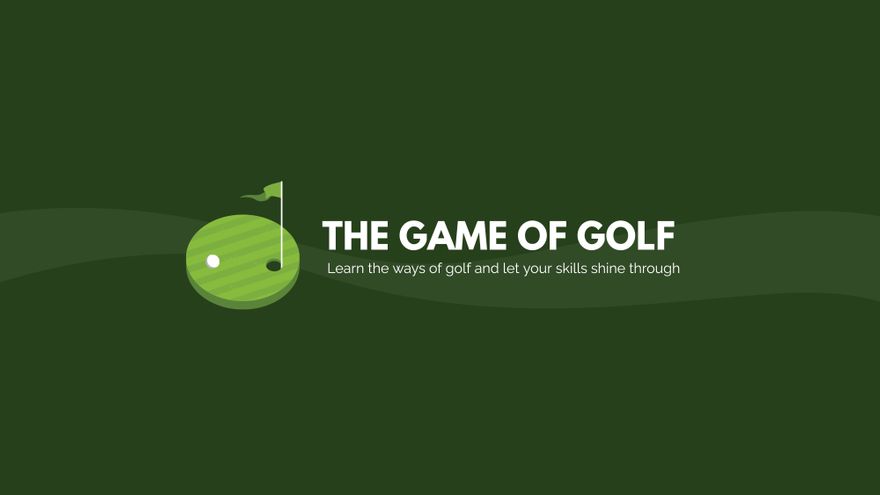Golf Youtube Banner