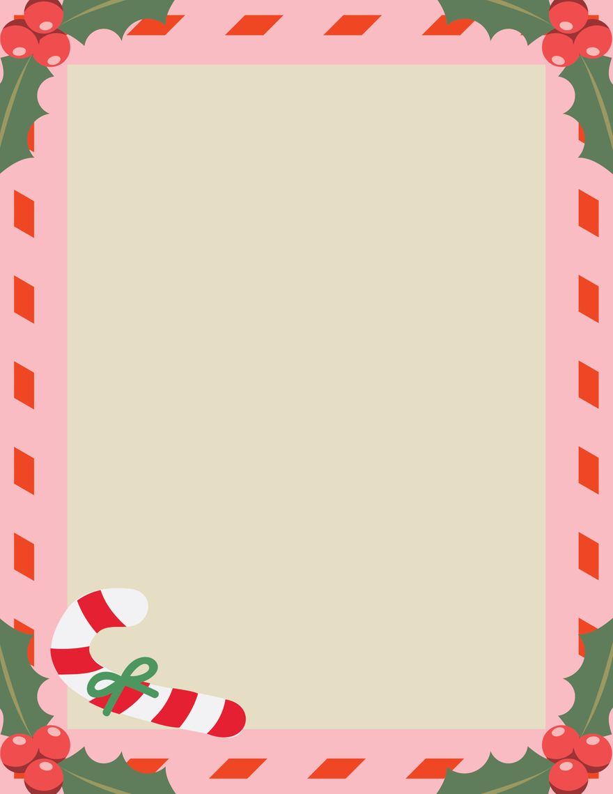 Christmas Letter Background