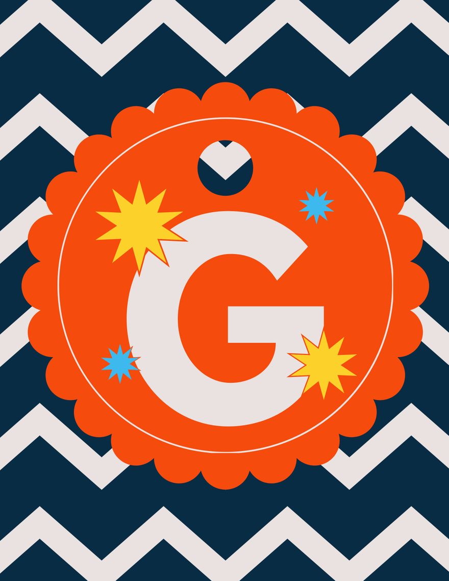 Banner Letter G