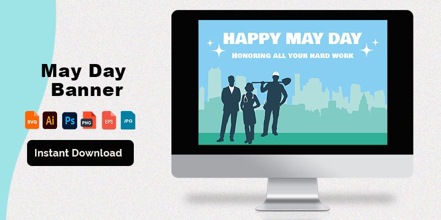 Free May Day Banner