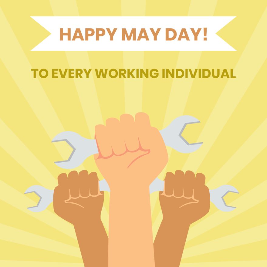 May Day Instagram post