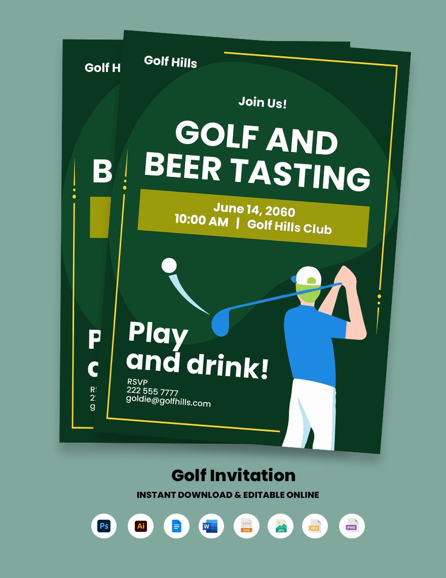 Golf Invitation