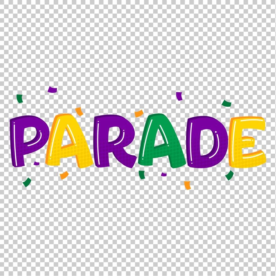 Free Parade Text Effect in Illustrator, PSD, EPS, SVG, PNG, JPEG