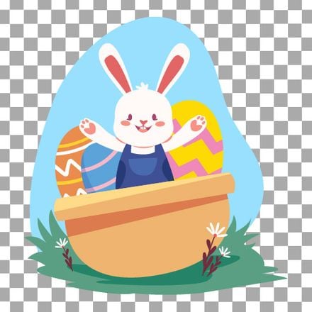 Easter Clipart Template