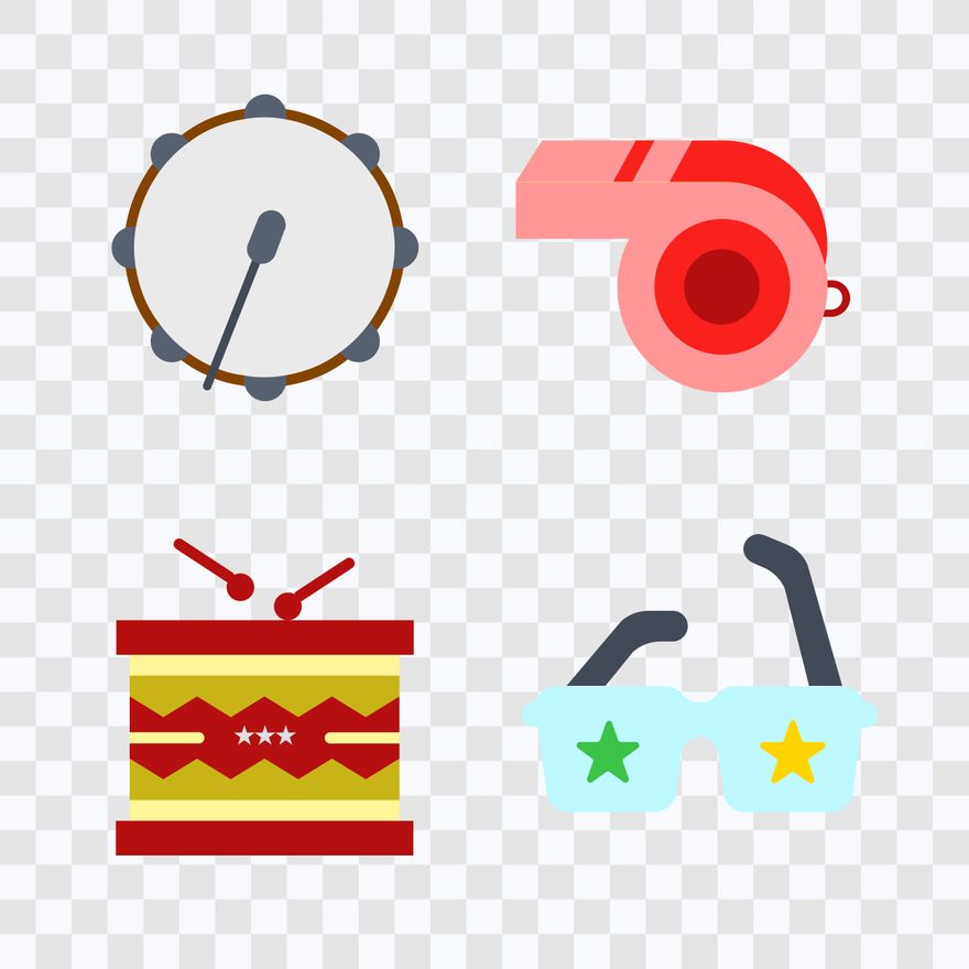 Parade Symbols in EPS, Illustrator, JPG, PSD, PNG, SVG - Download | Template.net