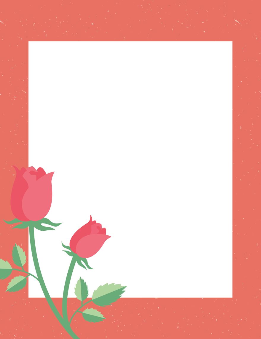 Rose Letter Background
