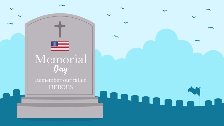 Free Memorial Day Light Background