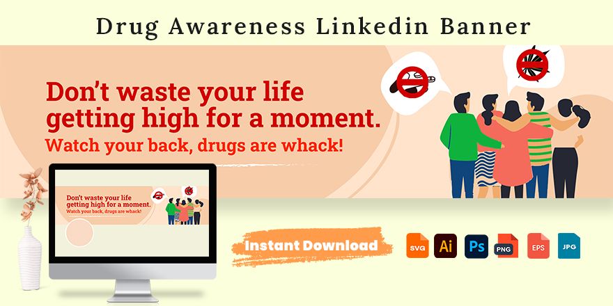 Drug Awareness Linkedin Banner
