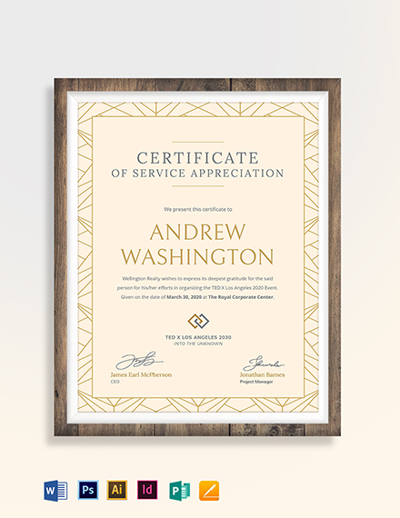 printable id sample Employee PSD Template  of  Certificate   Word Service