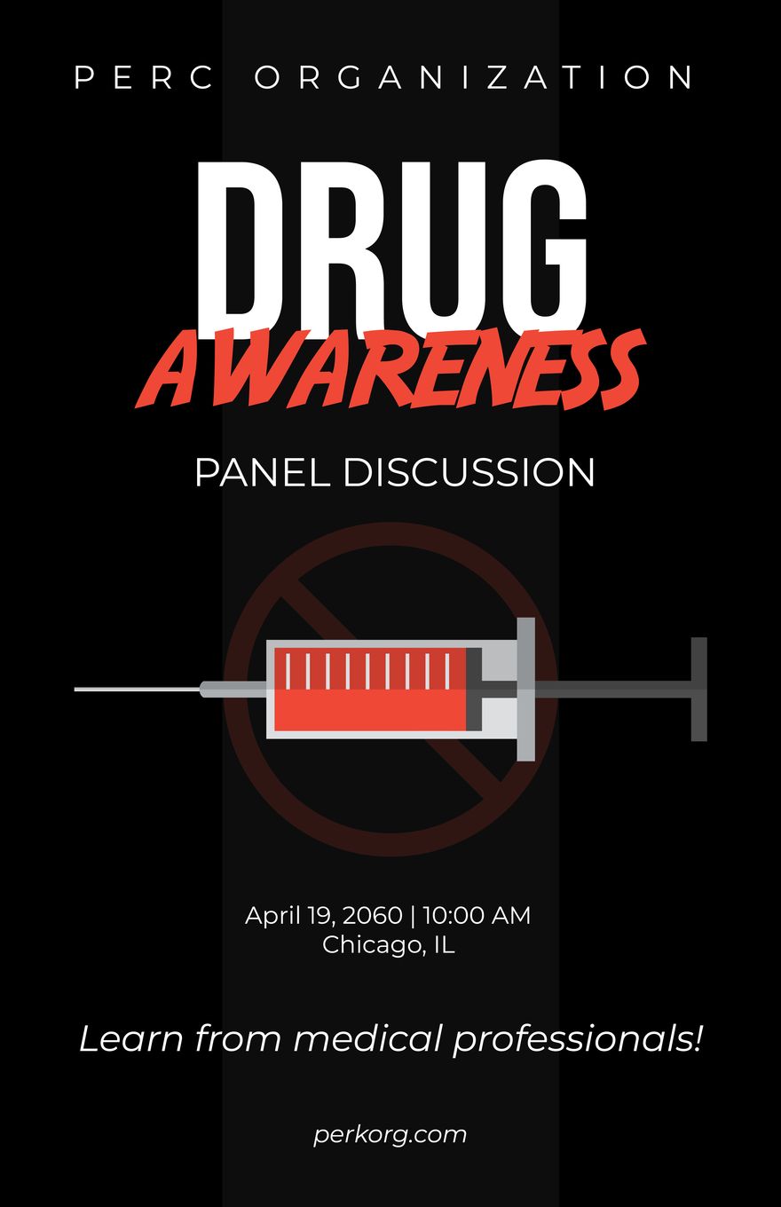 Drug Awareness Poster