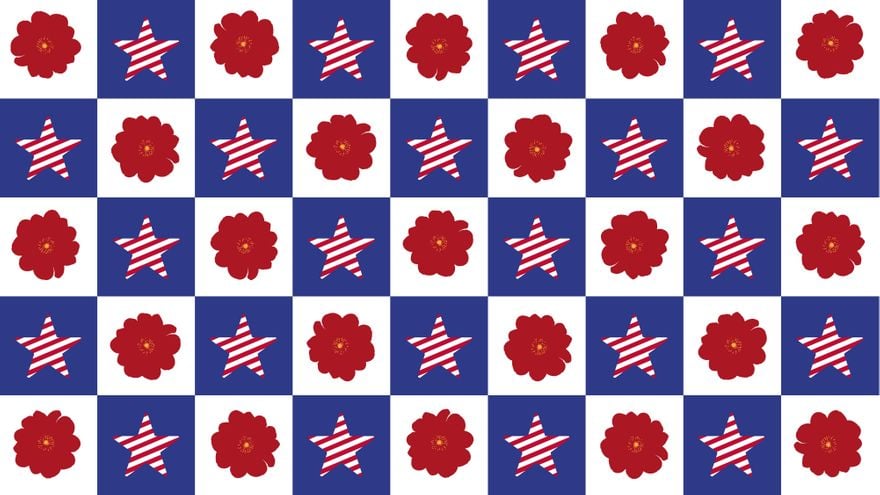 Memorial Day Pattern Background