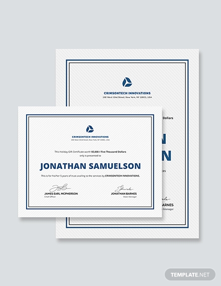FREE Company Experience Certificate Template: Download 325 ...
