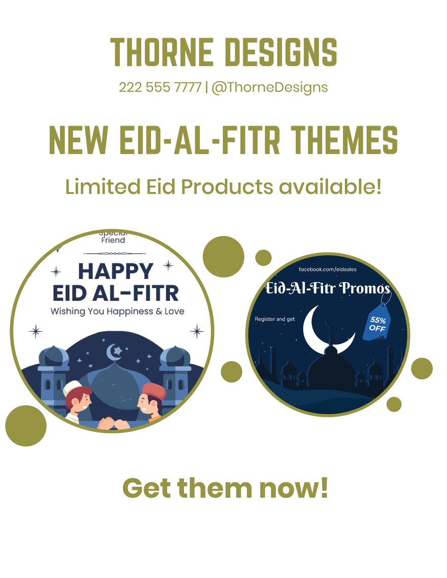 Blank Eid al-Fitr Flyer
