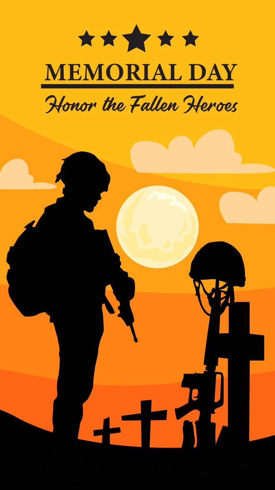 Free Memorial Day iPhone Background in PDF, Illustrator, PSD, EPS, SVG, JPG, PNG