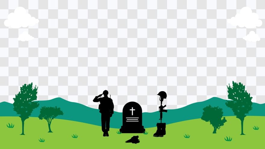 Free Memorial Day Transparent Background