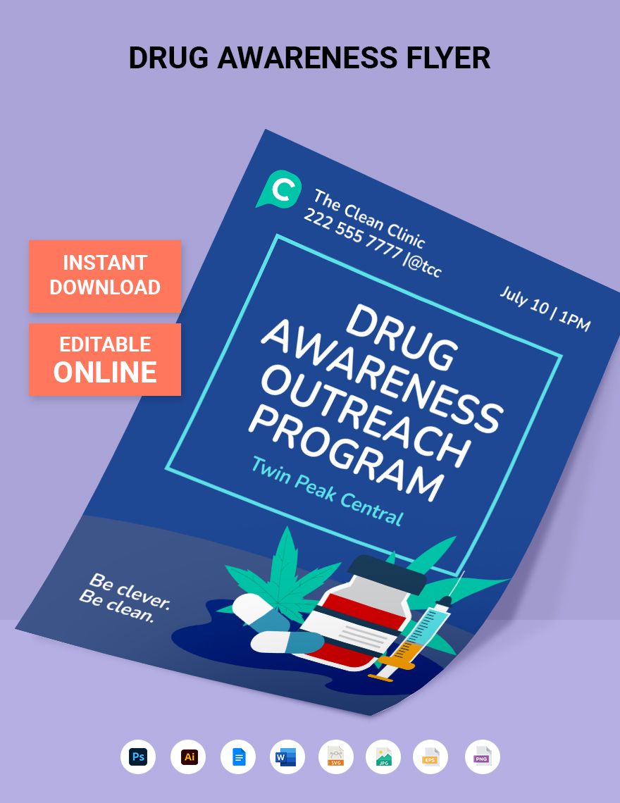 Drug Awareness Flyer 