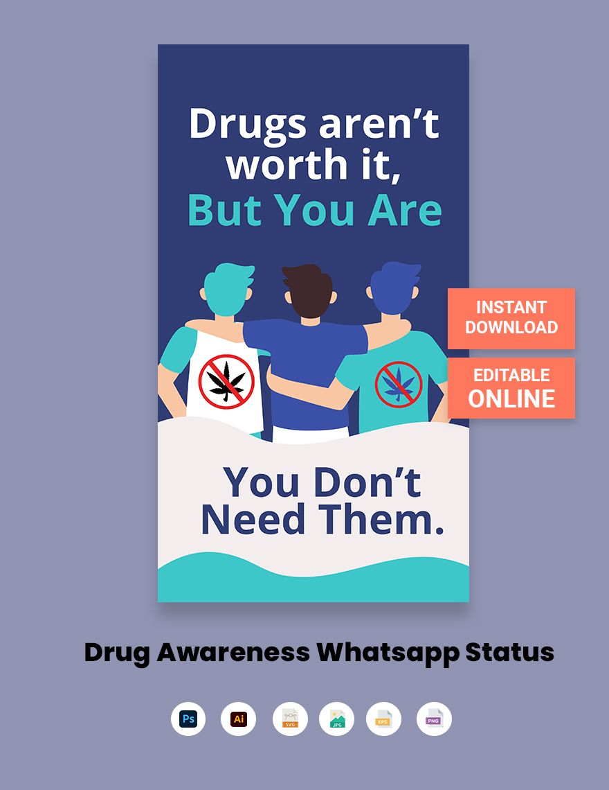 Drug Awareness Whatsapp Status