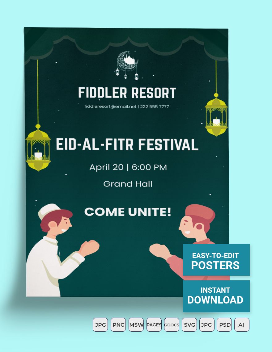 Eid al-Fitr Event Poster