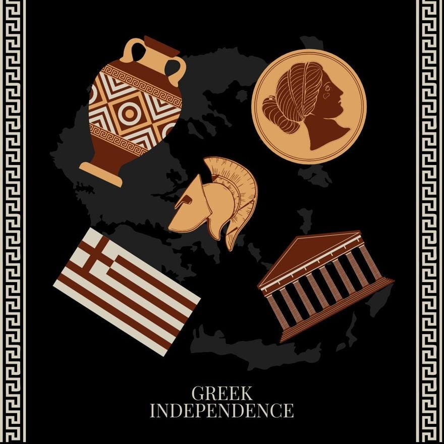 Greek Independence Day ClipArt in PDF, Illustrator, PSD, EPS, SVG, JPG, PNG