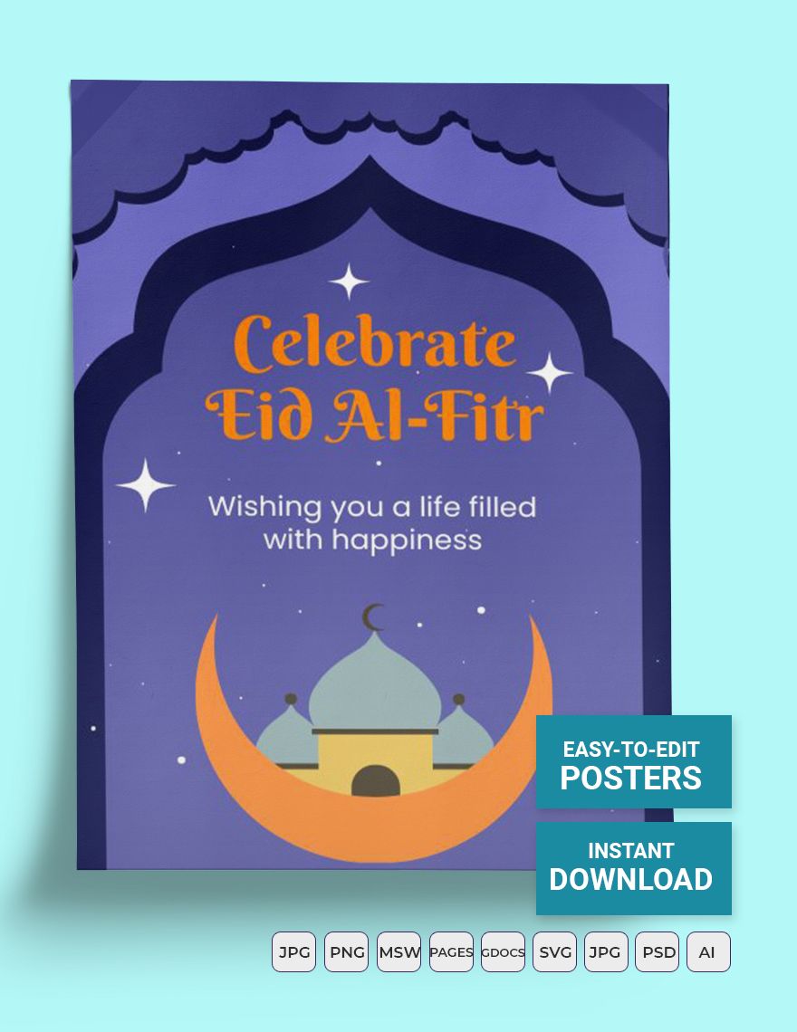 Eid al-Fitr Day Greeting Card